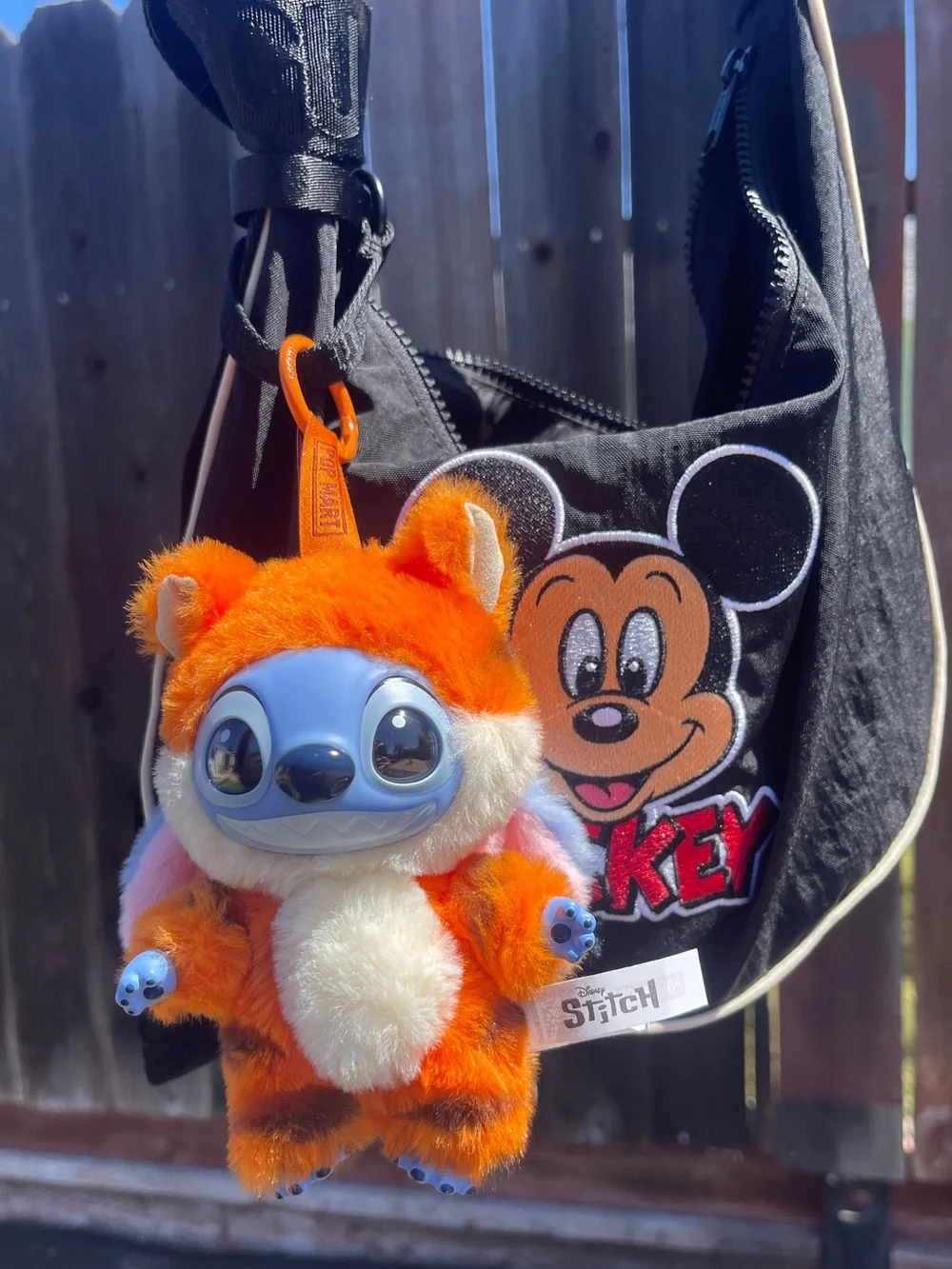 Disney Stitch Tigger Plush Bag Charm Keychain POP MART Blind Box